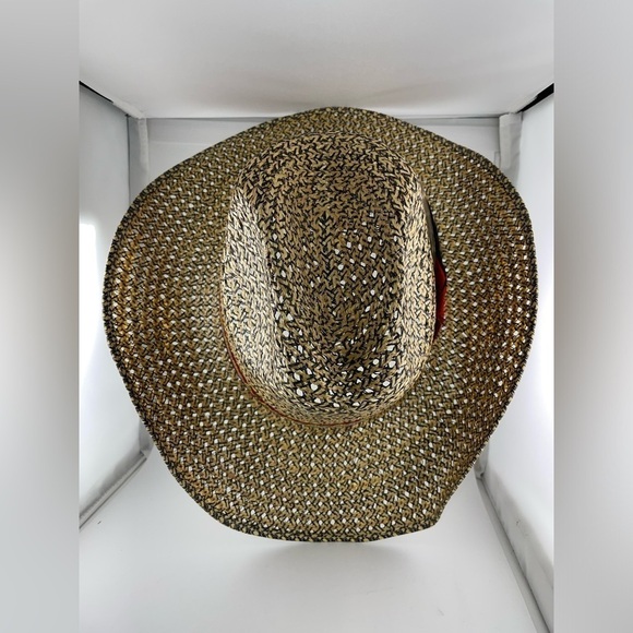 RIO GRANDE Men Size 58 (7 1/4) San Francisco Hat Co Hard Straw Cowboy  Hat‌‌‌‌‌ - Picture 8 of 13